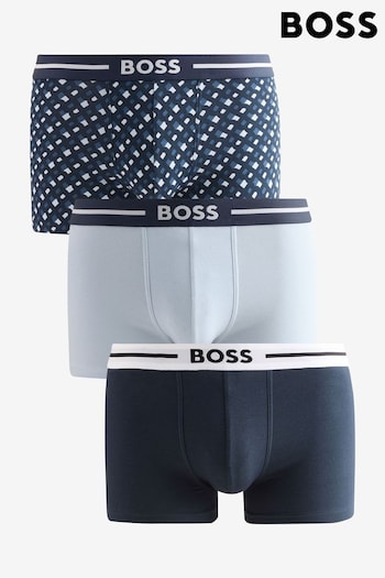 BOSS Grey Stretch-Cotton Boxers 3 Pack (AV4144) | £45