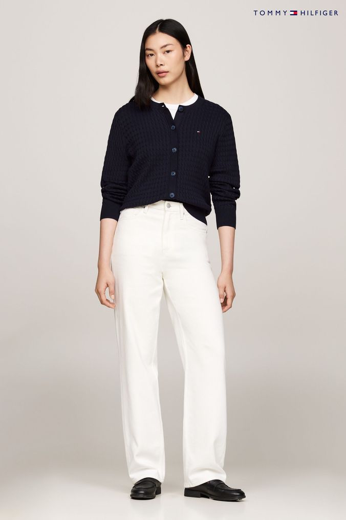 Tommy hilfiger long cardigan sales