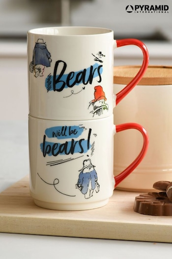 Pyramid International Multi Paddington Bear Stacking Mugs X 2 (AV5178) | £17