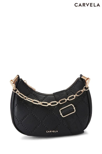 Carvela Quilted Scoop Black Bag (AV5712) | £69