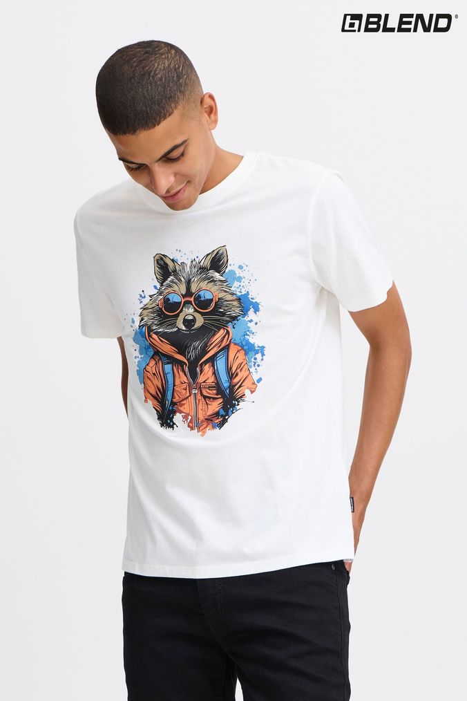 Buy Men s Blend T Shirts Crew Neck Plus Size Tops Online Next UK