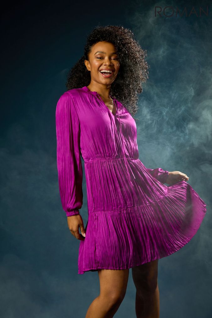 Roman pink dresses cheap