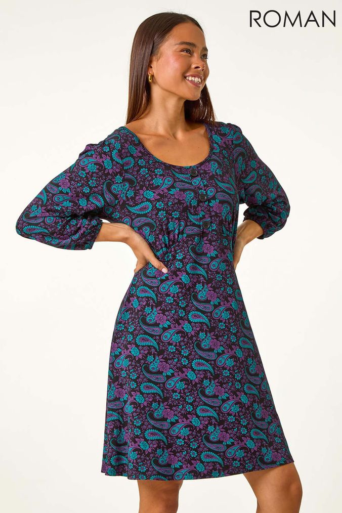 Buy Women s Purple Shift Casual Dresses Online Next UK