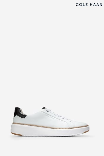 Cole Haan Mens GrandPro Topspin White Trainers (AV7380) | £140