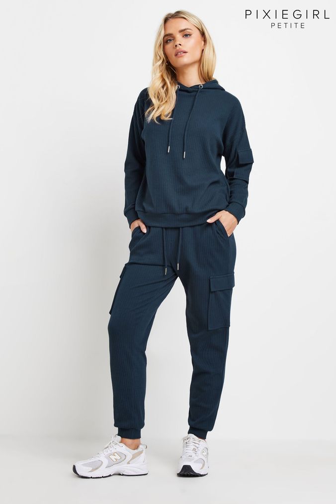 Petite navy joggers cheap