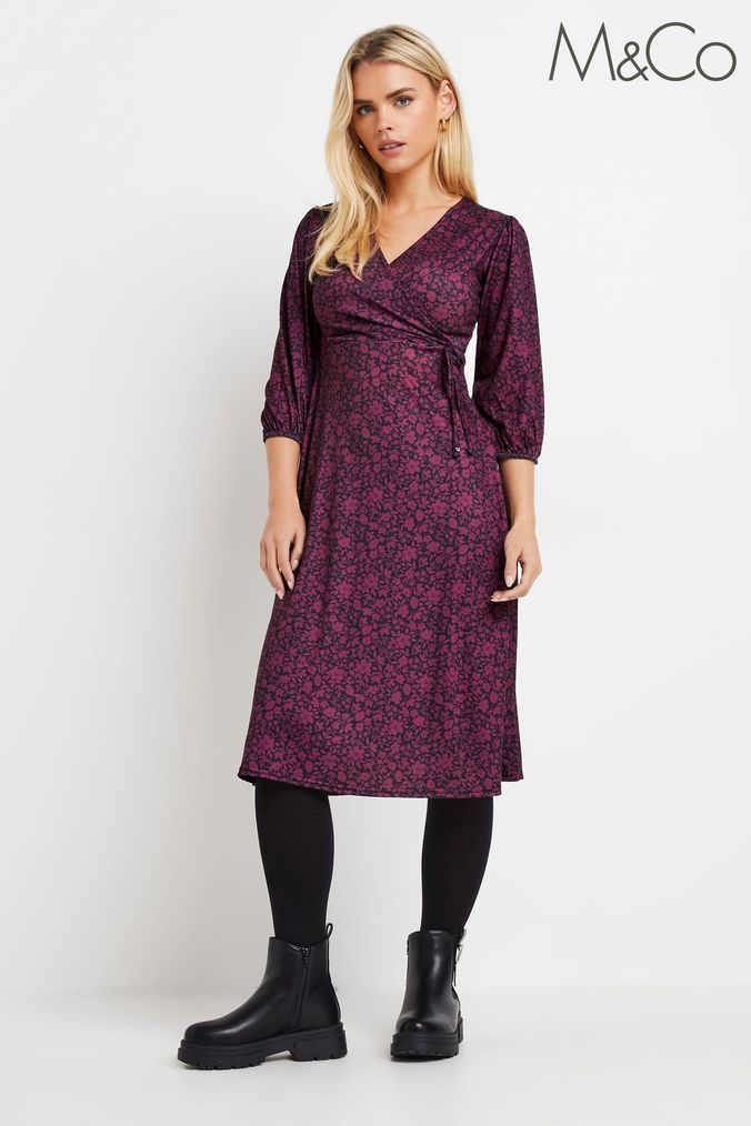 Womens purple casual dresses discount