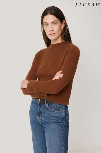 Jigsaw Coffee Cloud Cashmere Eldon Jumper (AV8573) | £145