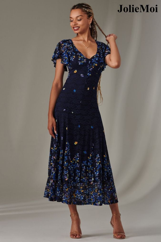 Next navy floral dress sale