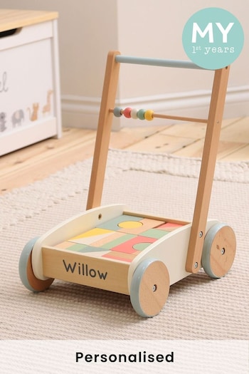 Personalised Push-Along Activity Walker With Blocks by My 1st Years (AV8960) | £72