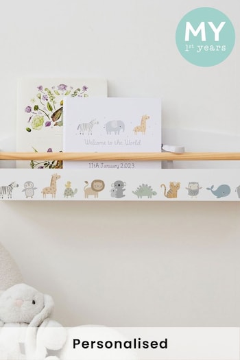 Personalised Born To Be Loved Shelf by My 1st Years (AW0141) | £35