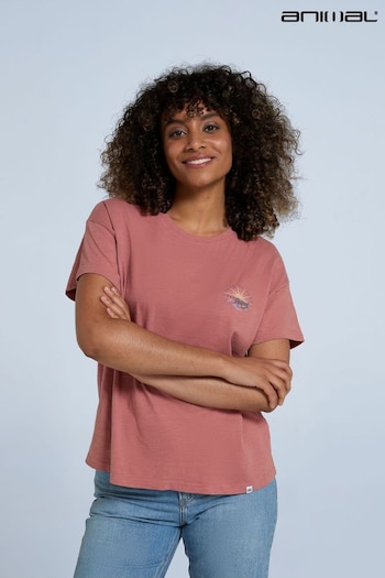 Animal Pink Phoenix Womens 100% Cotton T-Shirt (AW0291) | £32