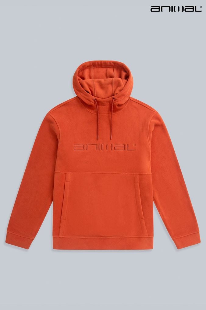 Plain orange hoodie mens best sale