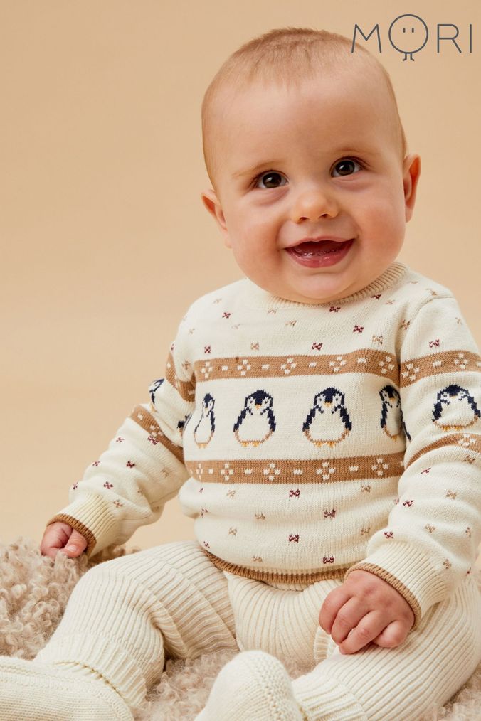Buy Newborn Boys Women s Cream Christmas Jumper Christmasclothing Online AspennigeriaShops