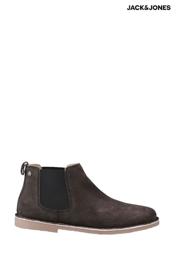 JACK & JONES Black Bravo Chelsea Boots (AW0687) | £60