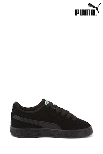 Puma Black Boys Suede Classic Sneakers (AW0706) | £50