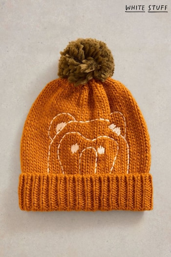 White Stuff Orange Character Hat (AW0822) | £12