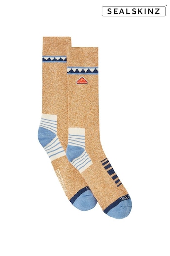 Sealskinz Blue Kimberley Bamboo Mid Length Hiking Socks (AW1422) | £20