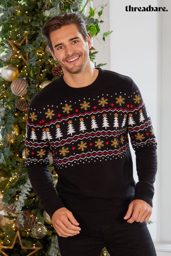 Mens Christmas Jumpers Sweaters Sweatshirts Next UK