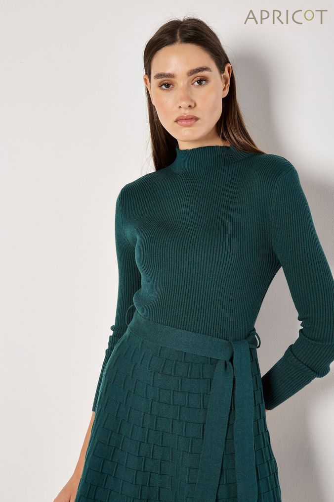 Women's green sweater dress on sale