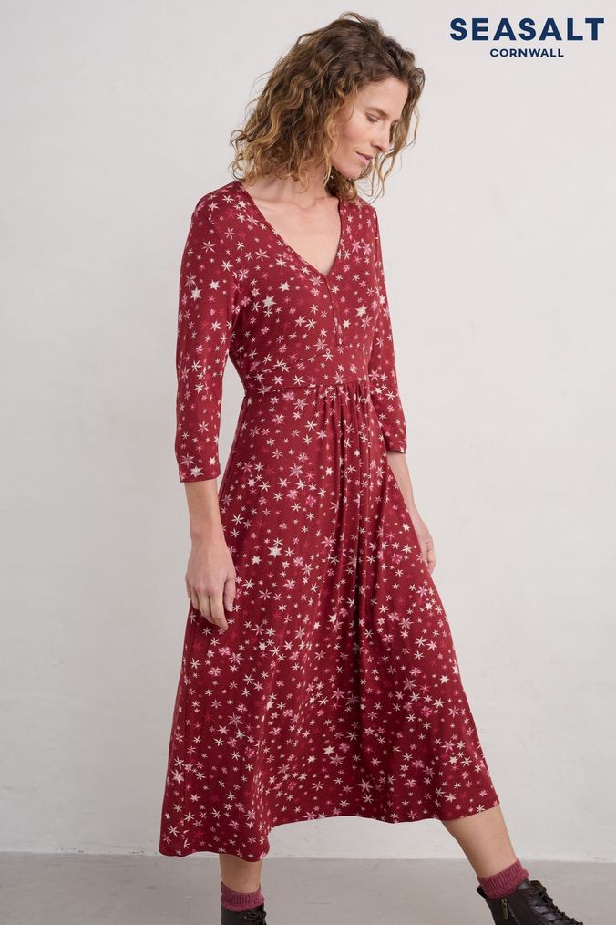 OnlinenevadaShops Buy Women s Dresses 8 Seasalt Cornwall Red Holiday A Supreme T shirt con stampa Nero line Clothing Online