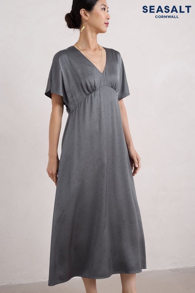Next grey maxi dress outlet