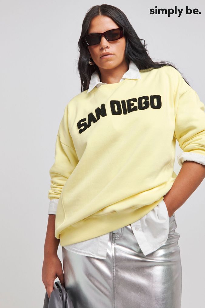 Yellow Plus Size Sweatshirts Hoodies Next UK