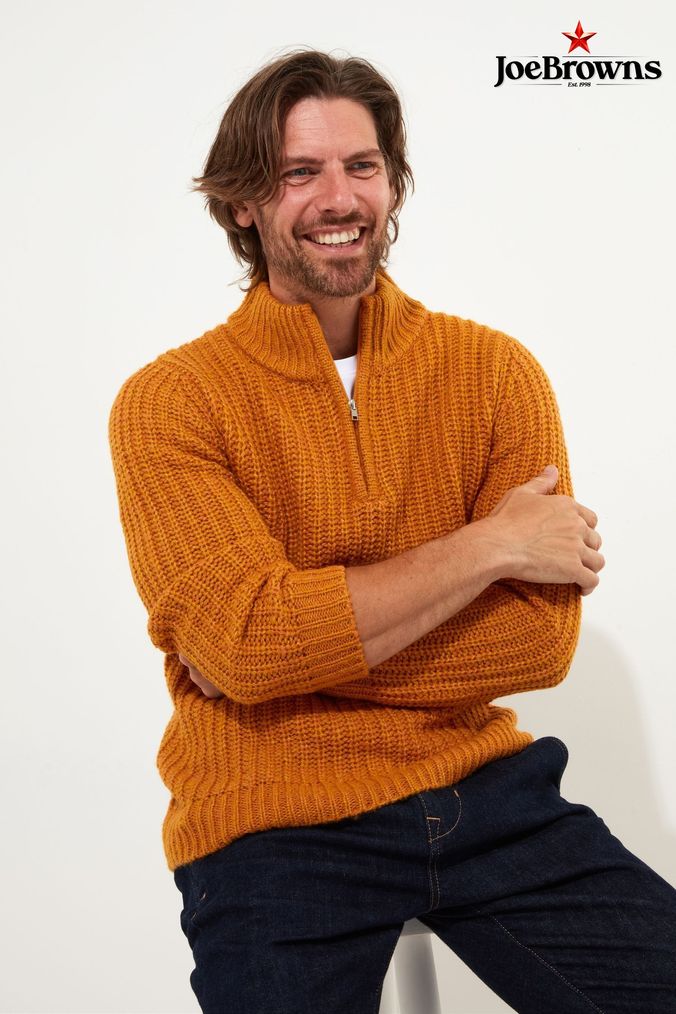 Buy Men s Yellow Jumpers Knitwear Online Next UK