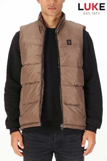 Luke 1977 Ataka Black Gilet (AW3850) | £59