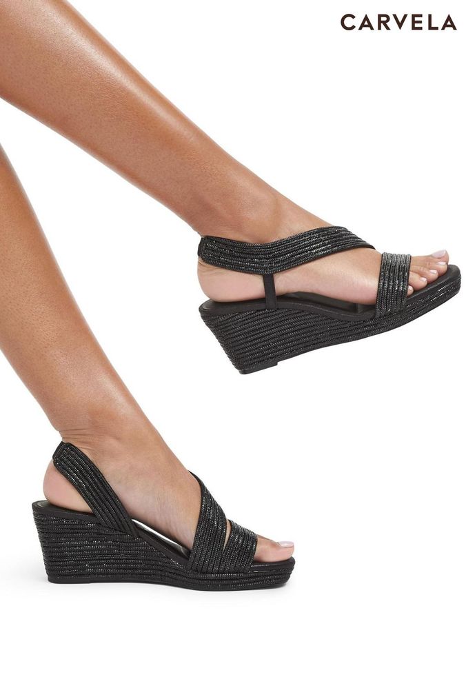 Black wedge shoes next shop
