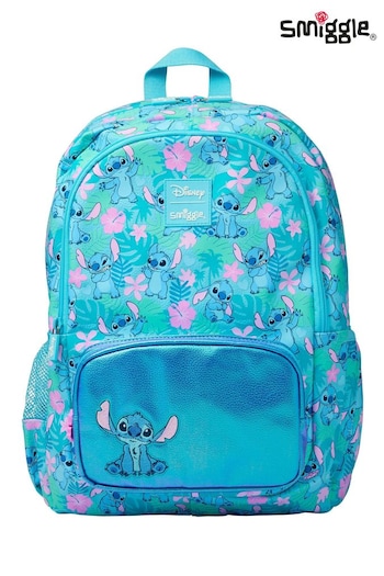 Smiggle Blue Stitch Classic Backpack (AW5901) | £48