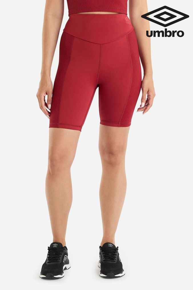 Buy Women s Red Cycling Shorts Sportswear Shorts Online Next UK