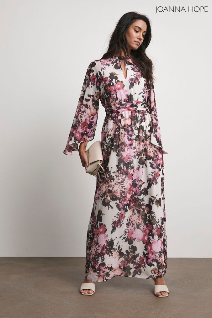 Pink floral dress next cheap
