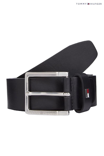 Tommy Hilfiger Black Oliver Adjustable Leather Belt (AW8464) | £60