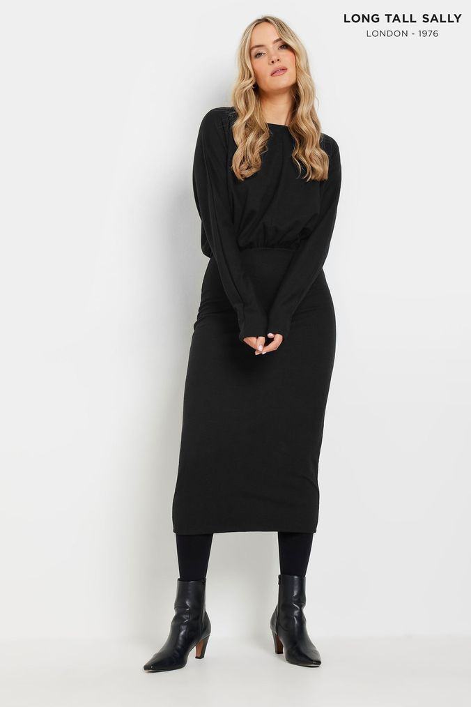 Buy Women s Black Maxi Plain Casual Dresses Online Next UK