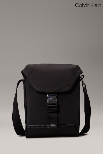 Calvin Klein Black Flap Reporter Bag (AW9119) | £75