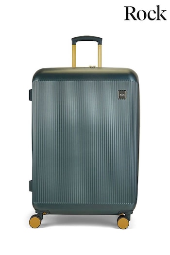 Rock Luggage Large Green Aria Suitcase (AW9446) | £120