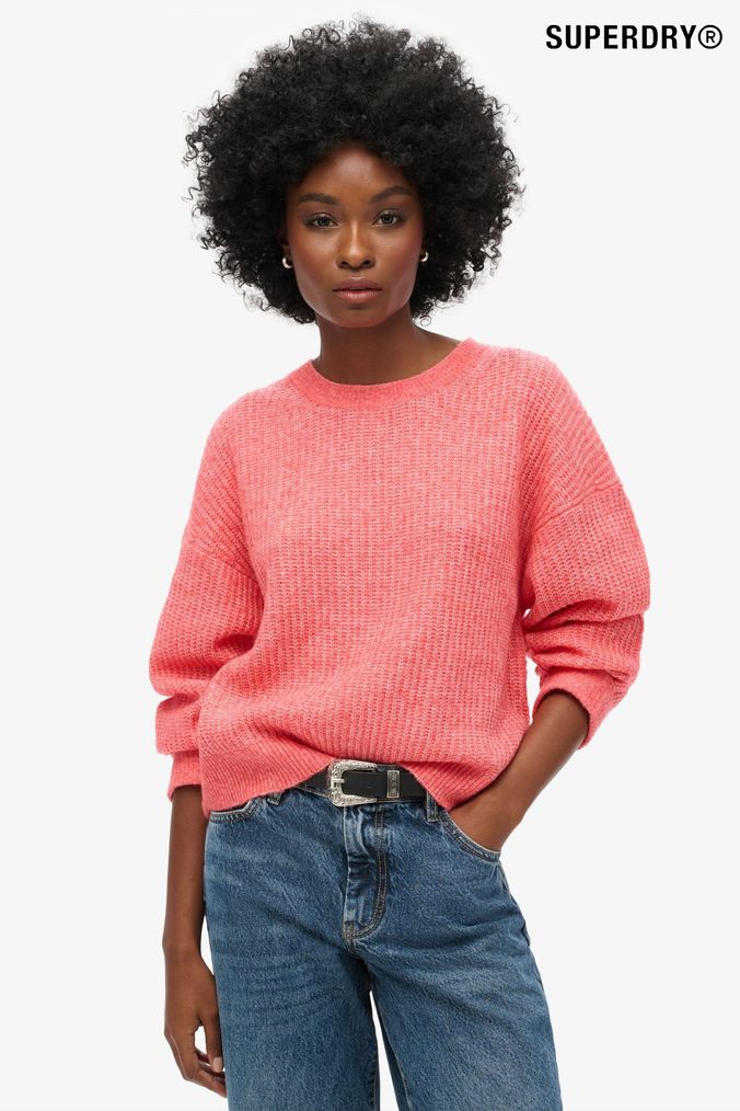 Superdry pink sweater new arrivals