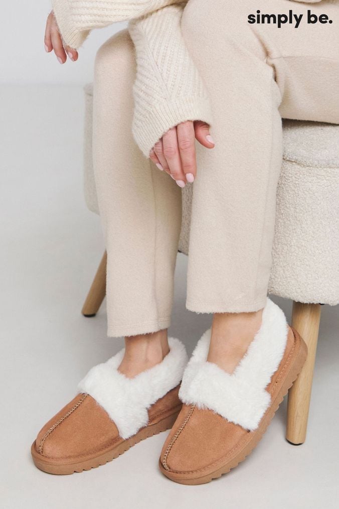 Buy Women s Slippers Wide Footwear Online Next UK