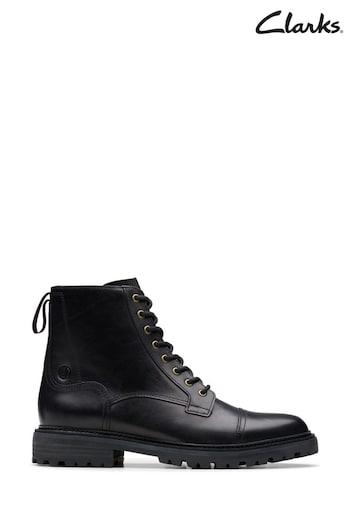 Clarks Black Leather Clarkridge Hi Boots (AW9851) | £140