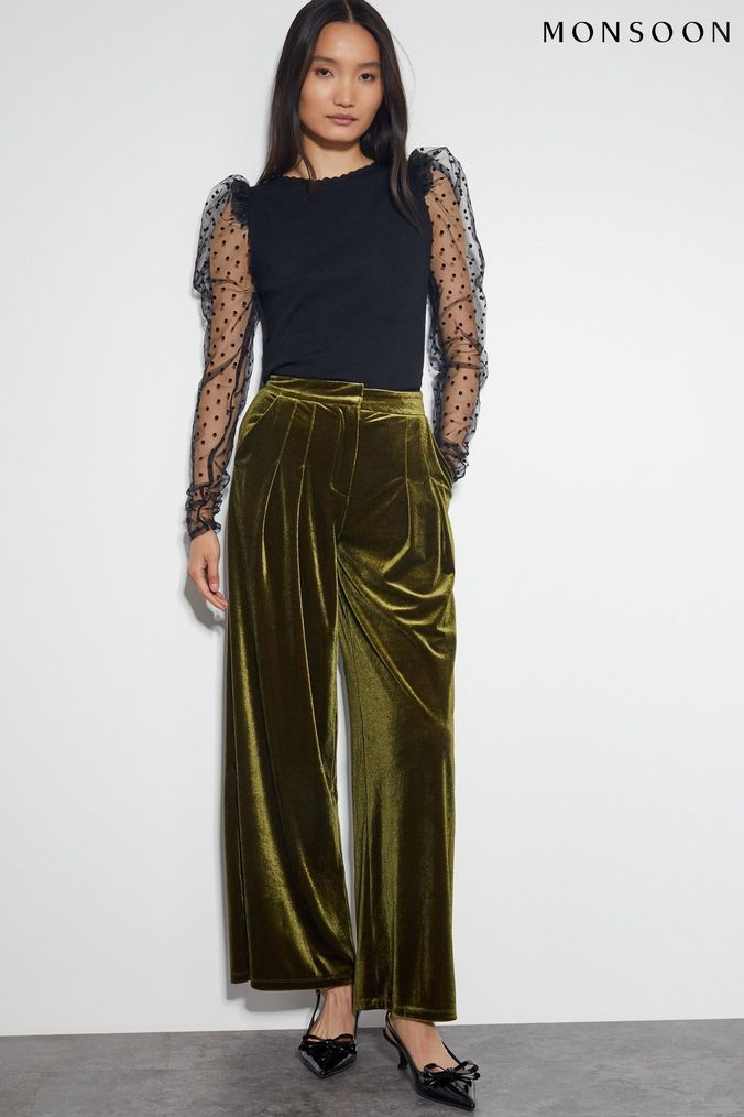 Velvet trousers next outlet