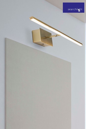 Searchlight Satin Brass Lucca LED Wall Light IP44 (AY0017) | £36