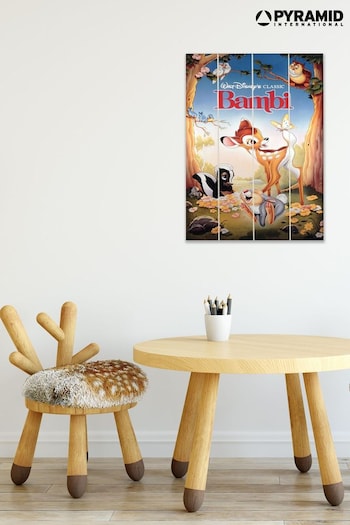 Pyramid International Natural Bambi Wooden Wall Art (AY1182) | £30