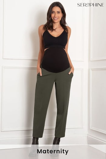 Seraphine Checked Maternity Black trousers dad (AY1292) | £65