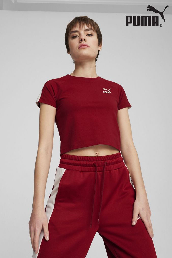 Buy Women s Red Puma Tops Online Next UK