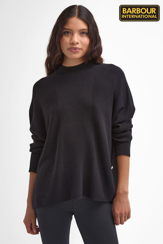 Barbour jumper black clearance