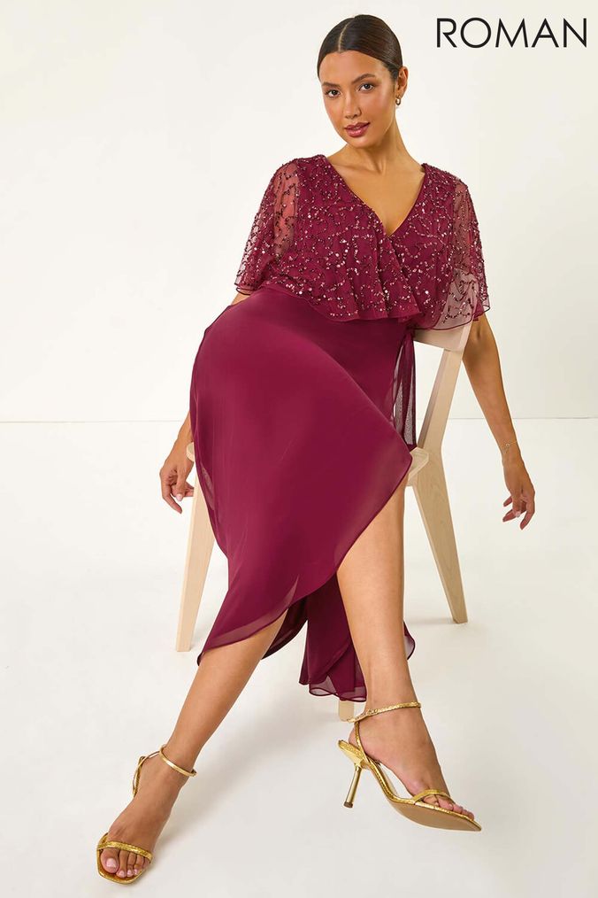 Red Sequin Dresses Next UK