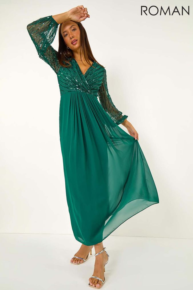 Maxi dresses roman top