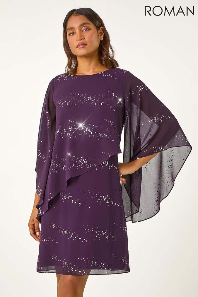 Buy Women s Purple Knee Length Dresses Online Next UK