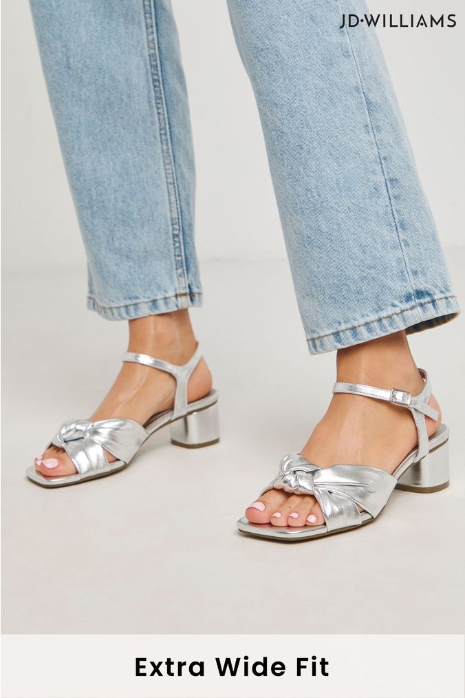 Buy Women s Silver X Wide Footwear Online Next UK