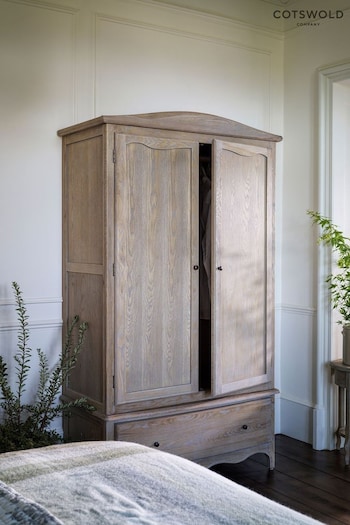 Cotswold Company Limewash Oak Camille Wardrobe (AY3894) | £1,475